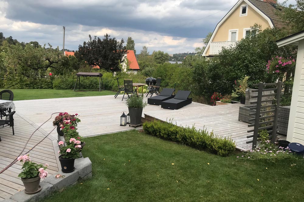 Bygge av terass